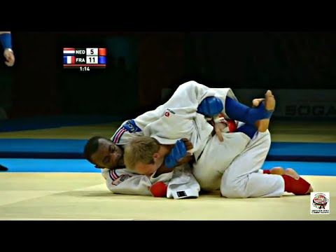 Percy Kunsa (FRA) vs Johan de Gier (NED) World combat games 2013 Bronze medal match