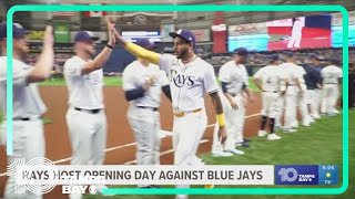 Tampa Bay Rays host opening day against Toronto Blue Jays