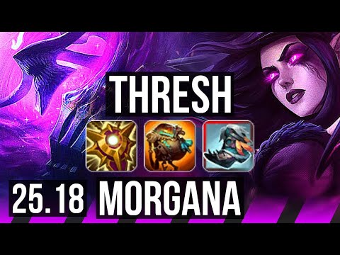 THRESH & Ashe vs MORGANA & Varus (SUP) | KR Master | 25.18