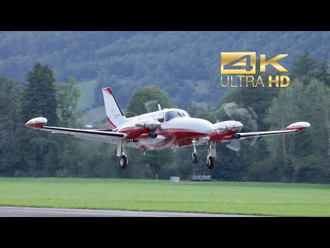 Piper PA-31T1 Cheyenne 4K Departure - Mollis Air Base 2023