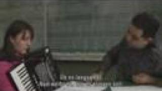 Die Akkordeonspielerin