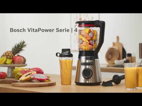 Kokteilinė Bosch MMB6382M, Juodos/Sidabrinės spalvos video