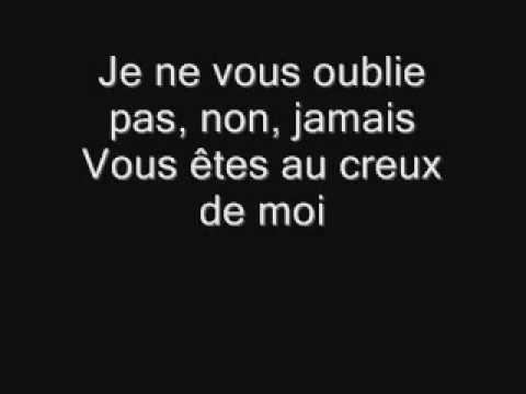 Je Ne Vous Oublie Pas