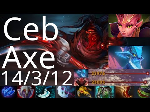 Ceb Axe vs Mars, Lina, Lifestealer - OG vs Nigma g1 Ti10 dota2