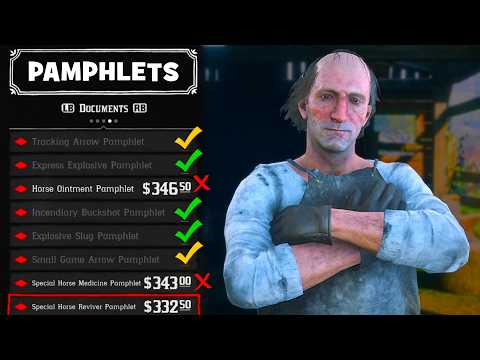ALL Pamphlets Ranked from Worst to BEST in Red Dead Online