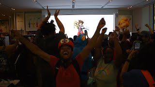 Sora amiibo Reveal Live Reactions at Nintendo NY [Nintendo Direct 9.14.2023]