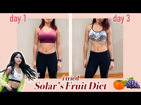 I tried Solar's diet - 3 day fruit diet (w/ workouts + modifications) || FULL MEAL PLAN + WORKOUTS