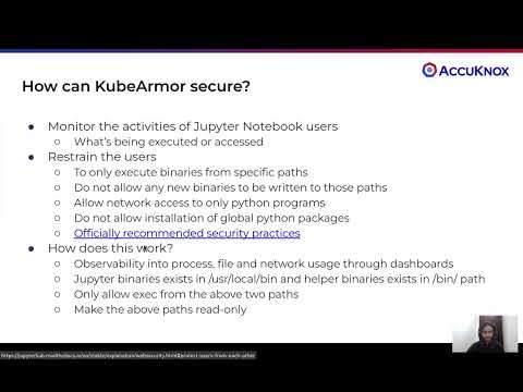 CNCF On demand webinar: Securing Jupyter notebooks with KubeArmor