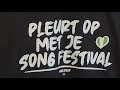 "Pleurt op met je Songfestival" kleding nu te koop!
