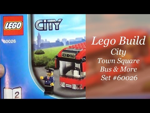 Let's Build - LEGO City Town Square Set #60026 - City Bus and more