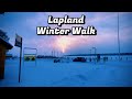Lapland Winter City Walking - Kemi Finland