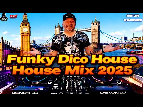 🔥 Funky DISCO HOUSE MUSIC MIX 2025 Tech House Mix London Vibes 🌴🪩 DJV