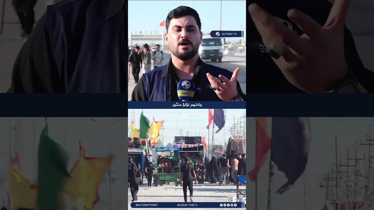 فيديو | الهارثة تستقبل زائري ابي عبدالله الحسين ع