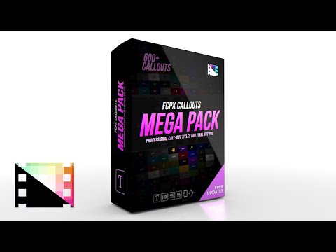 FCPX Callouts Mega Pack-Massive Collection of Callout Titles for Final Cut Pro-Pixel Film Studios