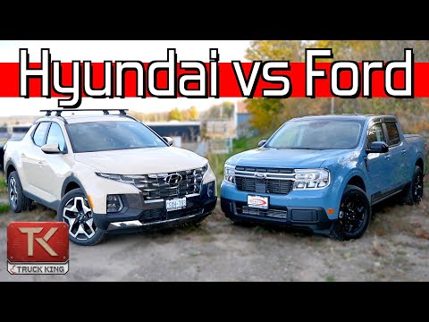 Ford Maverick vs Hyundai Santa Cruz - Which New Compact Pickup is a Better Buy?