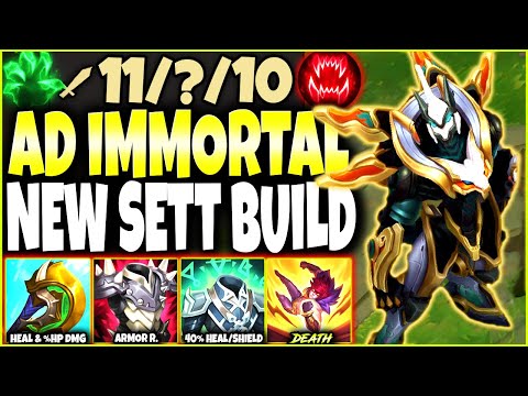 Meet the NEW EVOLVED AD Immortal Sett Season 12 Build and CARRY ALL 🔥 LoL Top Sett s12 Gameplay