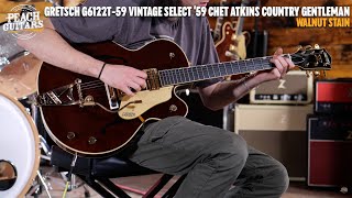 Video thumbnail for No Talking...Just Tones | Gretsch G6122T-59 Vintage Select '59 Chet Atkins Country Gentleman by Peach Guitars
