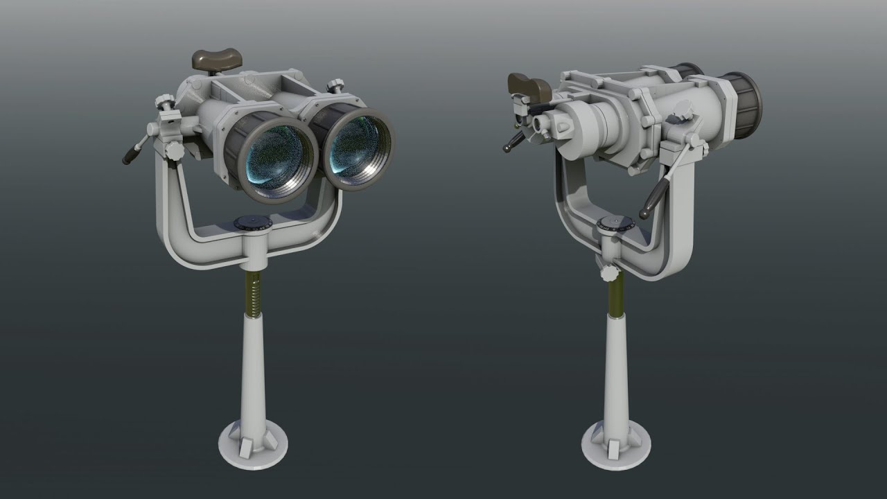 Binocolo delle navi Modello 3D