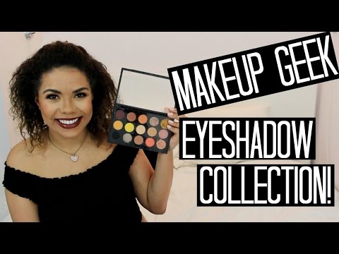 My Makeup Geek Eyeshadow Collection! | samantha jane Video