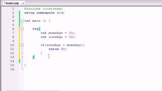 Buckys C++ Programming Tutorials - 62 - Exceptions