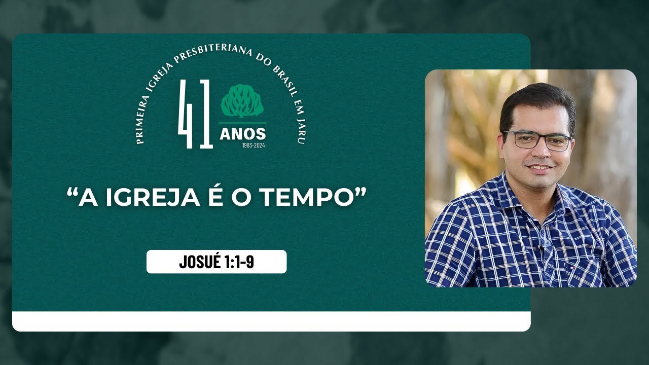 Rev. Lucas Quintino | Josué 1:1-9 | IPB de Jaru