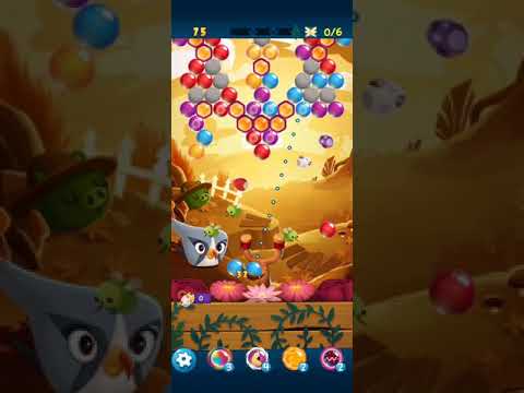 Angry birds pop bubble shooter level 375 NO BOOSTERS |# AngryBirdsPopBubbleShooter