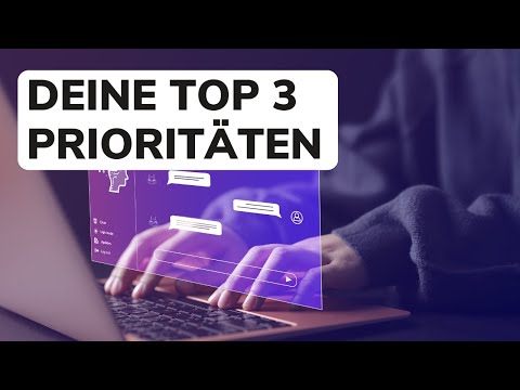 Top 3 PRIORITÄTEN in deinem Berufsalltag! - mit ChatGPT zur erfolgreichen Prioritätenliste! 👷