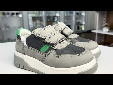 Детские Анатомические кроссовки ORTM 3 серо-зеленые