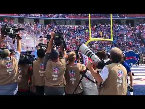 Bills fans give Andy Dalton a standing ovation