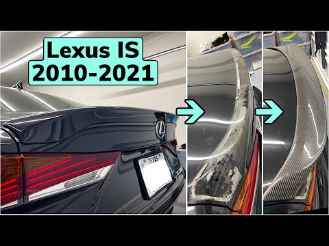 How To Remove Stock Duckbill, Lexus IS 2010-2021