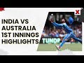 India Vs Australia 3rd ODI 2025 1st Inning Highlights Key Moments Ind Vs Aus NewsX