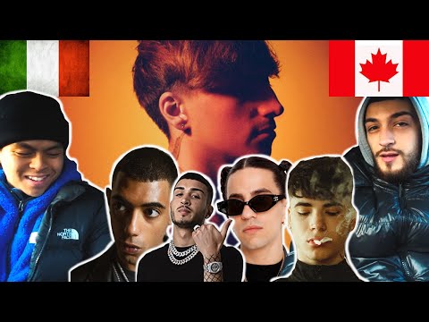 CANADIANS REACT TO ITALIAN TRAP - Sick Luke - DREAM TEAM (feat. Pyrex, Capo Plaza, Tedua, Shiva)