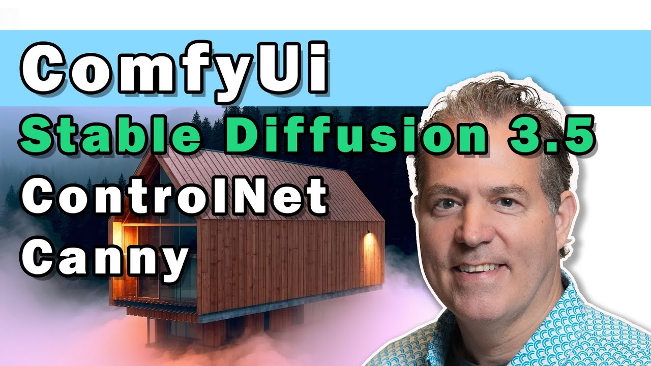 ComfyUI Stable Diffusion 3.5 ControlNet Canny