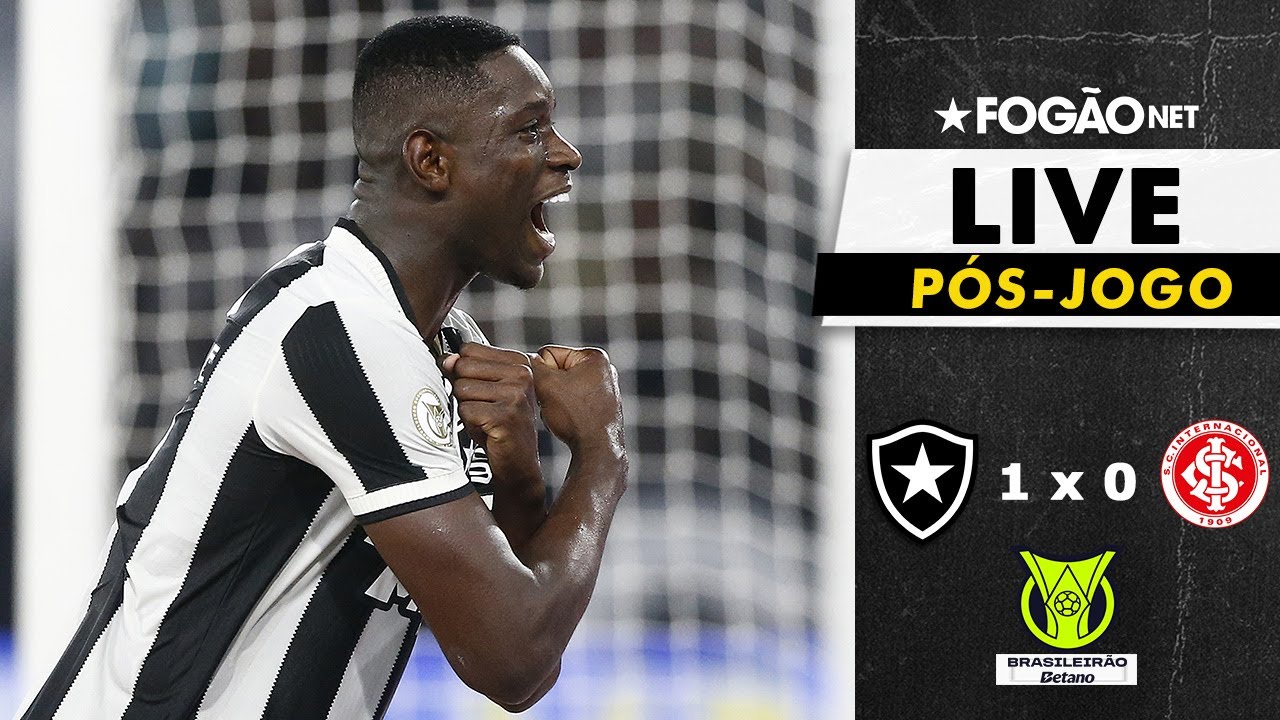 LIVE | Pós-jogo e repercussão da vitória do Botafogo sobre o Internacional pelo Brasileirão 2024