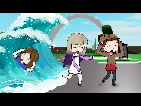 UN TSUNAMI DESTRUYE BROOKHAVEN!! PODREMOS SOBREVIVIR? EN ROBLOX
