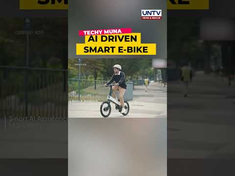 Mas ligtas at komportable ang biyahe gamit smart e-bike na ito Techy Muna