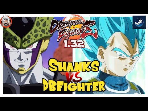 DBFZ Shanks vs DBFighter (Vegeta, Cell, Janemba) Vs (VegetaSSB, GokuGT, A21LC)