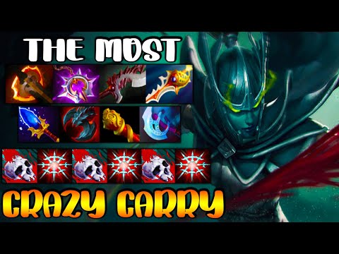 THE MOST CRAZY CARRY - PHANTOM ASSASSIN - MOST PICKED HERO IN THIS PATCH - DOTA 2 GAMEPLAY