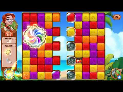 Lost Island Blast Adventure Level 206