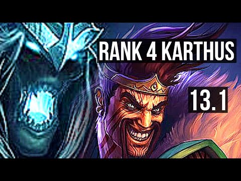 KARTHUS & Pyke vs DRAVEN & Heimer (ADC) | Rank 4 Karthus, 4/1/14, Rank 9 | EUW Master | 13.1