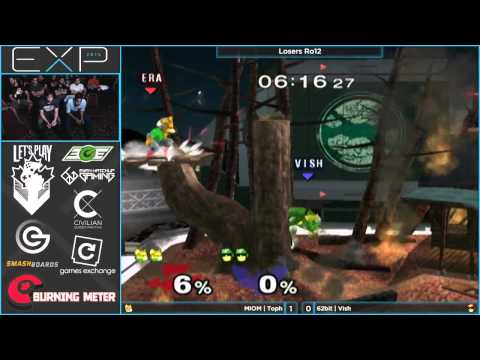EXP 2015 - MIOM | Toph (Fox) vs 62bit | Vish (Falcon) - Melee Singles Losers Bracket