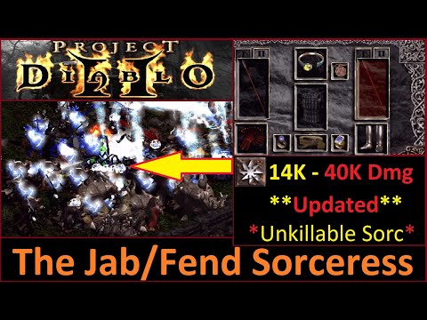 PD2 S1 - Jab/Fend Melee Sorceress  - Shattering 270 Density map.