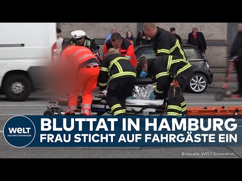 HAMBURG: Messerangriff am Hauptbahnhof! Frau sticht auf Fahrgäste ein! Viele Verletzte!