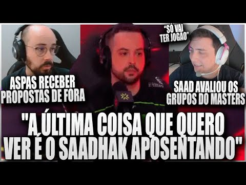 COACH DA LOUD FALA SOBRE APOSENTADORIA DO SAADHAK EM ENTREVISTA. SAADHAK AVALIA JOGOS DO MASTERS e +