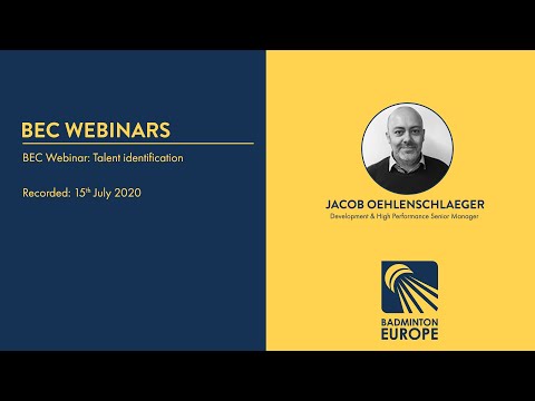 BEC Webinar: Talent identification