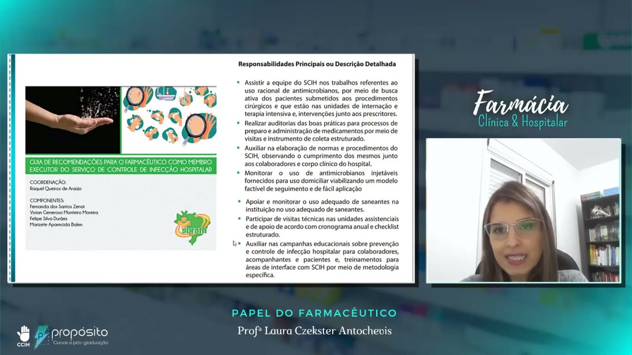 Papel do farmacêutico na prevenção e controle das infecções hospitalares