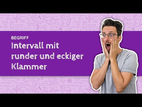 Intervall mit runder und eckiger Klammer