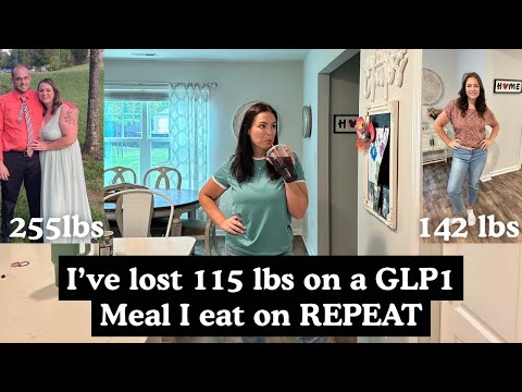 I’ve lost 115 lbs in a GLP1- I eat these meals on REPEAT. HIGH PROTEIN AND FIBER