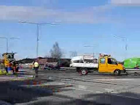 Svar olycka pa E18, Jakobsberg