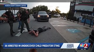 More than 50 arrested in Marion County child sex predator sting